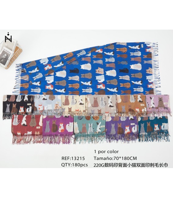 Bufanda Estampado Con Perrito