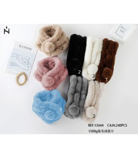 CUELLO Liso Con Pompon