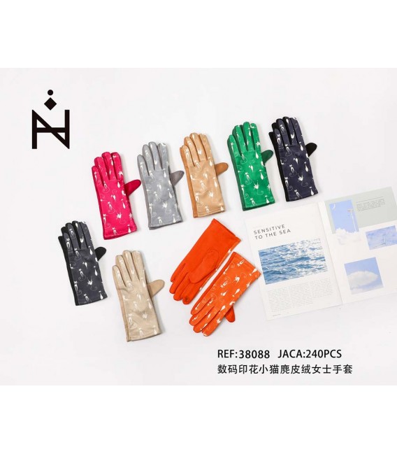 Guantes Con Gato De Mujer