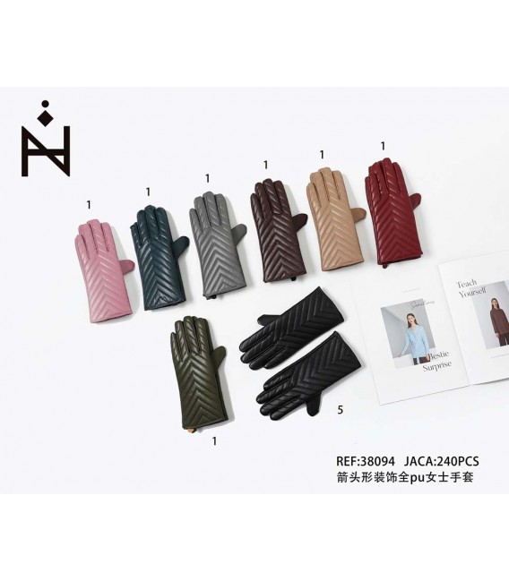 Guantes Polipiel Para Mujer