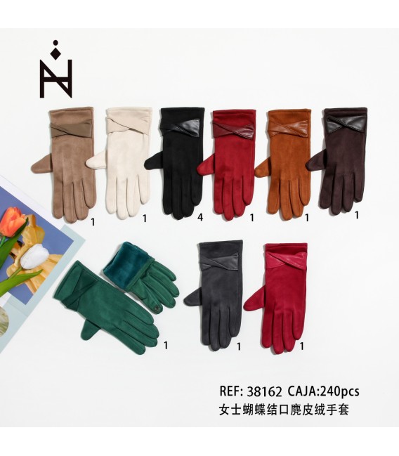 Guantes Liso Con Lazo