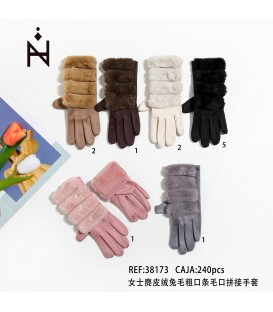 Guantes Mujer Con Pelo