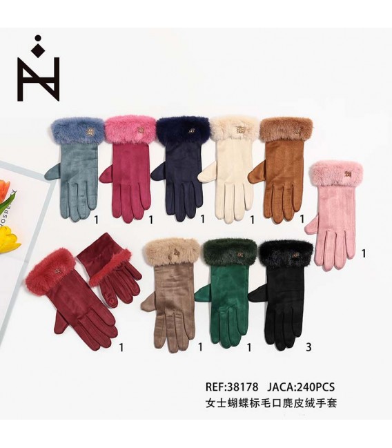 Guantes Mujer Con Pelo