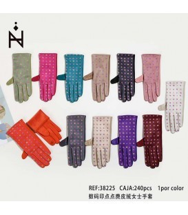 Guantes Mujer Con lunar