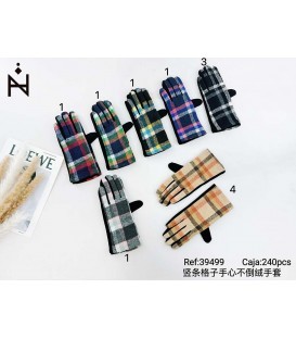 Guantes Estampado Cuadro