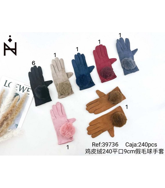 Guantes Antelina Con Pompon