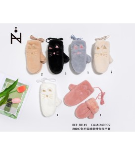 Guantes Infantil Gato