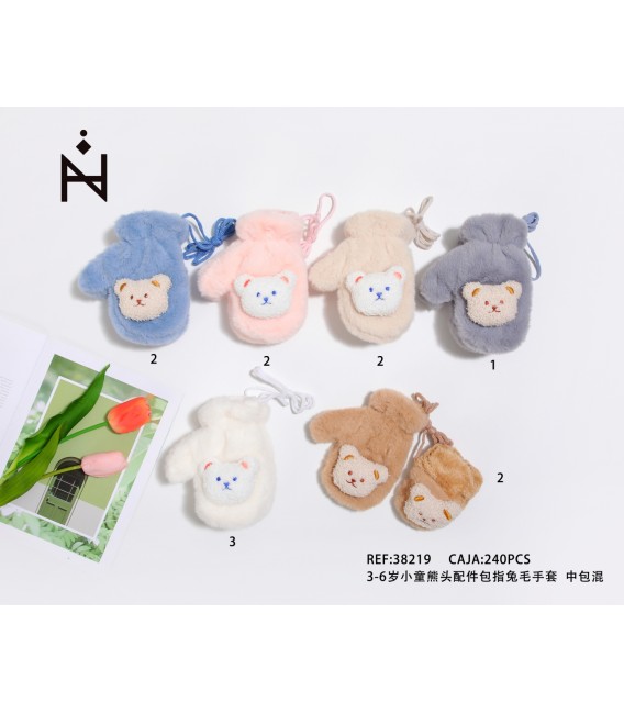 Guantes Infantil Osito