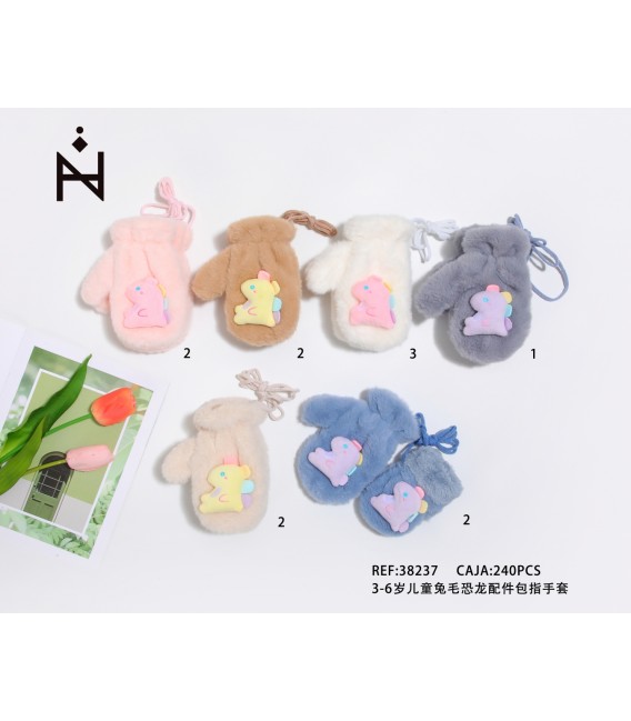 Guantes Infantil Dinosaurio