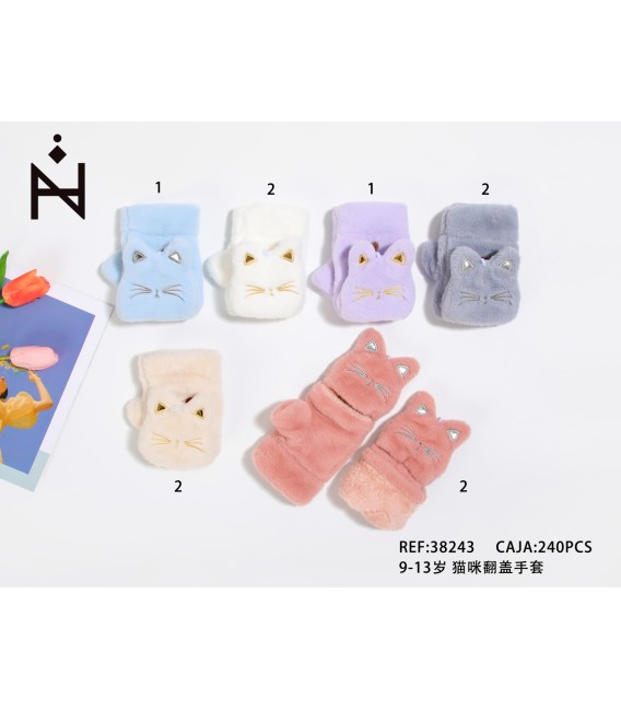 Guantes Infantil Gato