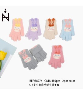 Guantes Infantil Conejo