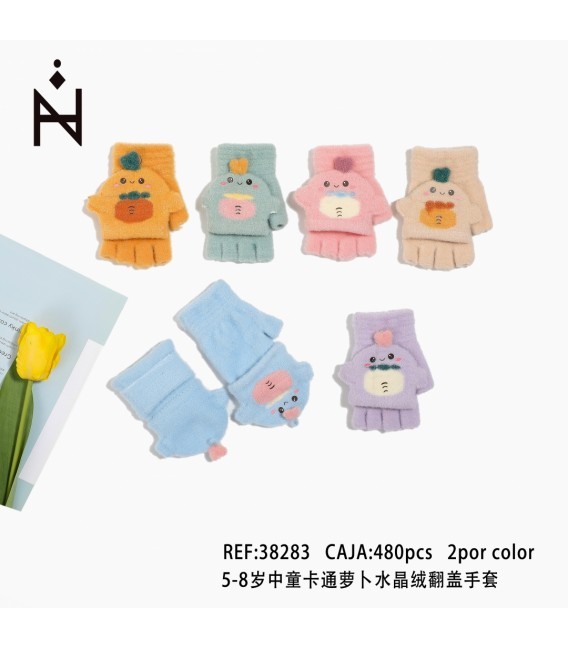 Guantes Infantil Zanahoria