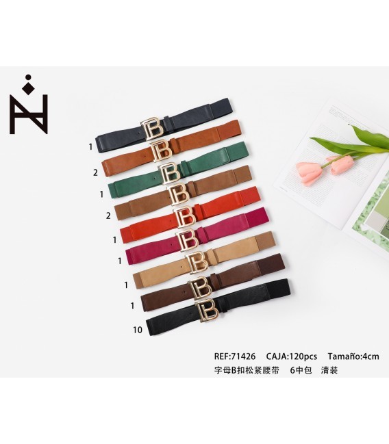 Cinturon Elastico 4cm