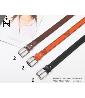 Cinturon De Hombre 4cm