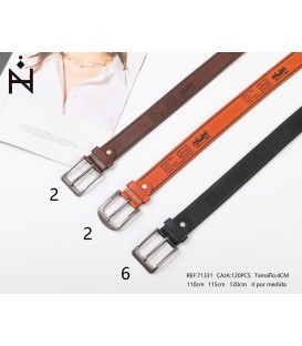 Cinturon De Hombre 4cm