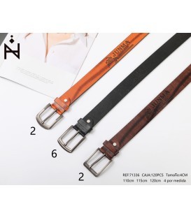 Cinturon De Hombre 4cm