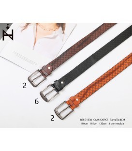 Cinturon De Hombre 4cm