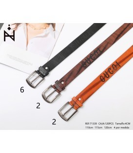 Cinturon De Hombre 4cm