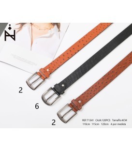 Cinturon De Hombre 4cm