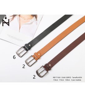 Cinturon De Hombre 4cm