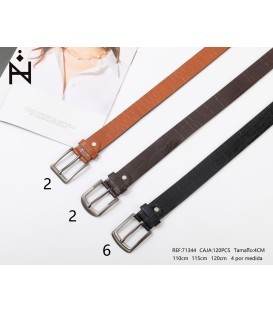 Cinturon De Hombre 4cm